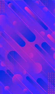 Eğilim eğimli çizgilerle arka plan bileşimini şekillendirir. Renkli geometrik arka plan. Çizgilerle akışkan şekiller bileşimi