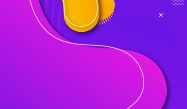 3 boyutlu arkaplan tasarımı Pembe ve mavi. Web afişi, İniş Sayfası, Flyer, poster, moda dokusu, broşür, geleceksel tasarım ve sosyal medya için soyut minimal arkaplan.