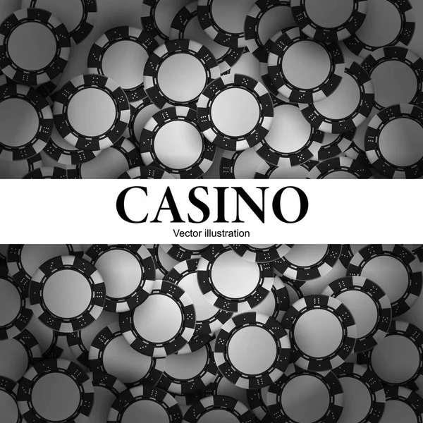 Ilustración Casino Con Fichas Bolsillo Vector Juego Elemento Diseño Aislado — Archivo Imágenes Vectoriales