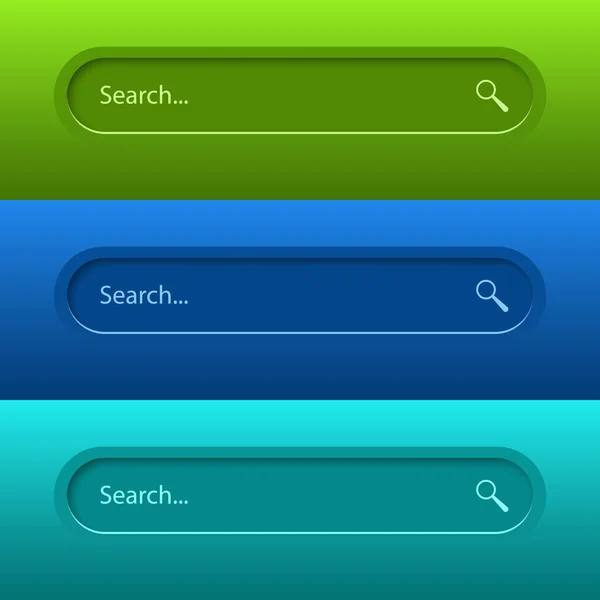 Search Bar Design Web Site Search Address Navigation Bar Icon — Stock Vector