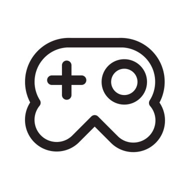 Simge satırı oyunu basit vektöre yapışır