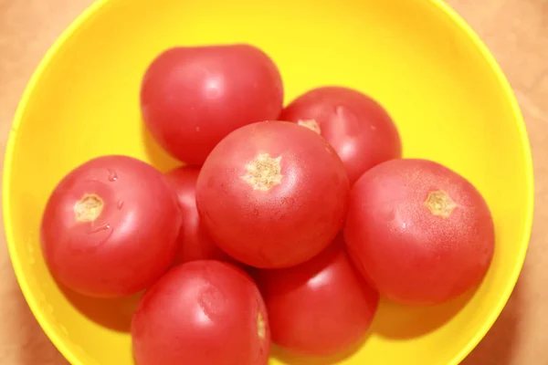 Tomates Hortalizas Rojos Frescos —  Fotos de Stock