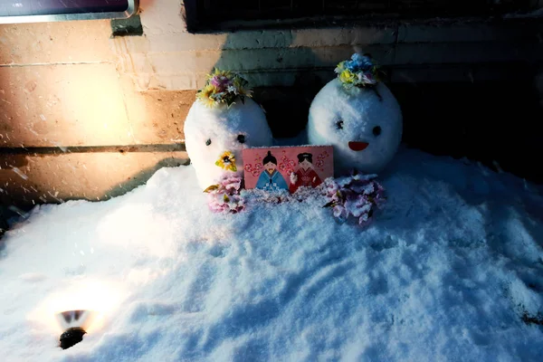 Kardan adam birkaç are Yataklı vagon Shogun'un resimle