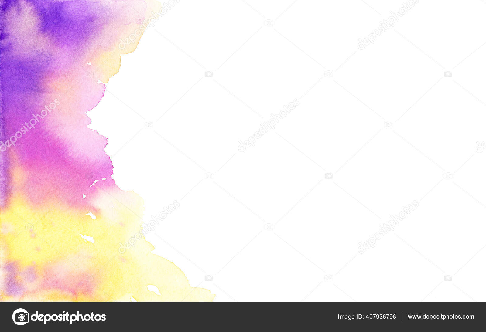 Textura Papel Abstracto Colorido Pintura Mano Acuarela Magenta Morado  Amarillo Ilustración de stock #407936796 de ©fayfena.art, image size:1600x1094