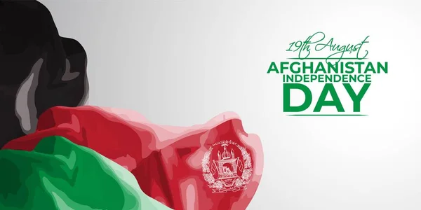 Εικονογράφηση Διάνυσμα Για Την Ημέρα Ανεξαρτησίας Του Αφγανιστάν Αυγούστου — Διανυσματικό Αρχείο