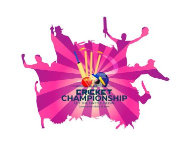 CRICKET ŞAMPİYONU-VEKTİCİ İSTETİM İÇİN GİRİŞ Alanı