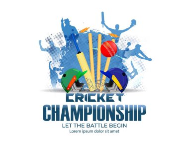 CRICKET ŞAMPİYONU-VEKTİCİ İSTETİM İÇİN GİRİŞ Alanı