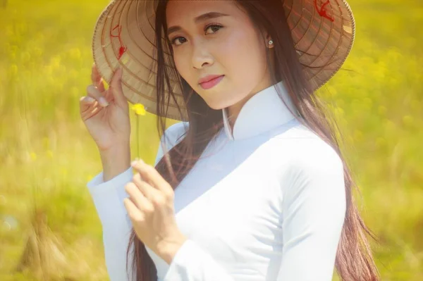Hoang Dau Blume Wird Biosphärenreservat Tram Chim Bezirk Tam Nong — Stockfoto
