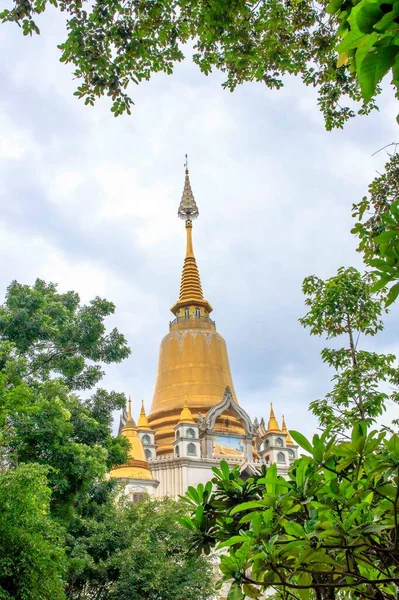 Manzara Fotoğrafı Buu Long Pagoda Viet Nam Bir Manzara Fotoğrafı — Stok fotoğraf