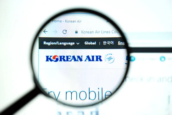 Los Angeles California Usa May 2020 Official Website Korean Air — 스톡 사진