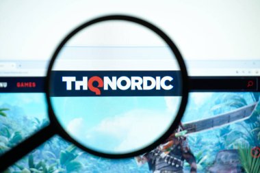 Los Angeles, Kaliforniya, ABD - 31 Mayıs 2020: Thqnordic 'in resmi web sitesi. Firmanın ana sayfası