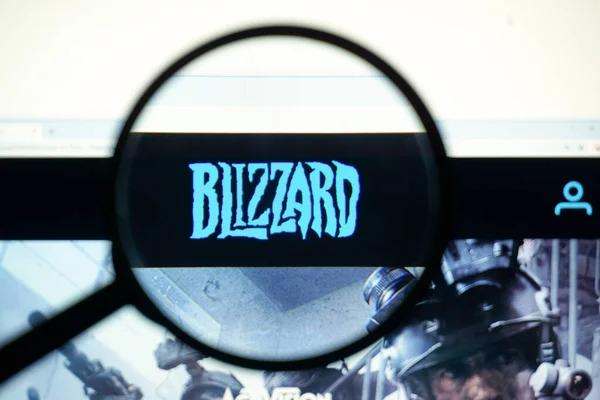 Los Angeles Kalifornien Usa Mai 2020 Offizielle Webseite Von Blizzard — Stockfoto