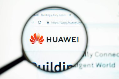 Los Angeles, Kaliforniya, ABD - 31 Mayıs 2020: Huawei resmi web sitesi. Firmanın ana sayfası