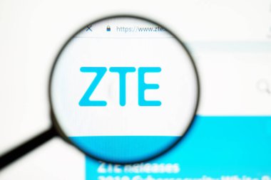 Los Angeles, Kaliforniya, ABD - 31 Mayıs 2020: Resmi ZTE web sitesi. Firmanın ana sayfası