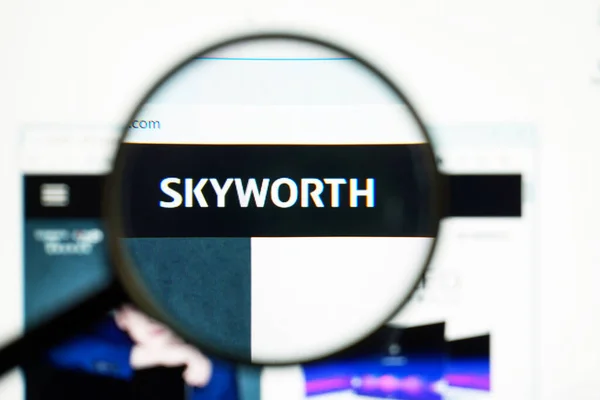 Los Angeles California Usa May 2020 Official Website Skyworth Homepage — Stock Photo, Image