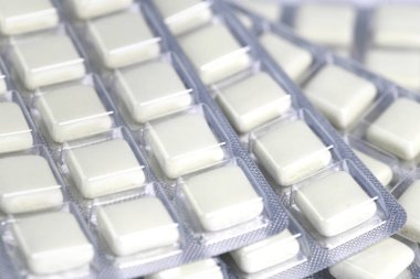 Sigara tam görüntü seçici odak için reklam kopya alanı sigarayı için nikotin sakızı 