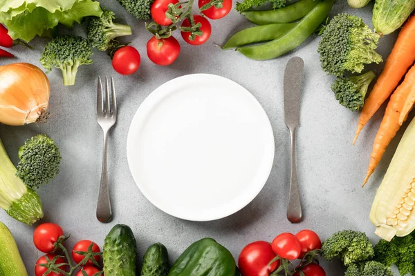Konzept für frisches Gemüse — Stockfoto