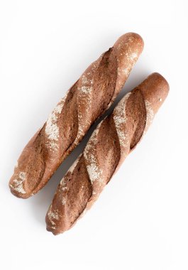  İki çavdar ekmeği.