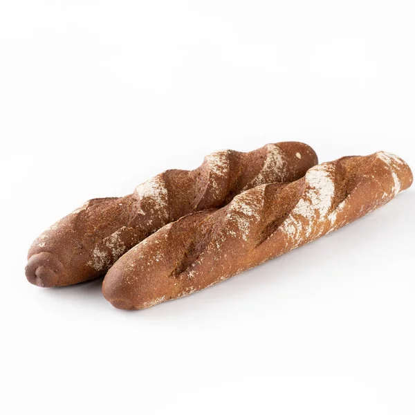 Zwei Roggen-Baguettes — Stockfoto