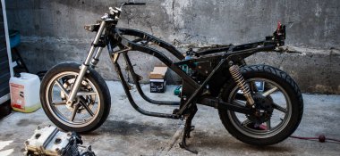 Motor, çerçeve motosiklet atölye araçları kiti