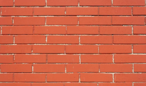 Textura de tijolo vermelho Parede de tijolo marrom com costura branca — Fotografia de Stock