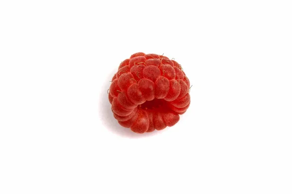 Ripe raspberry berry isolated on white background — Stock Photo, Image