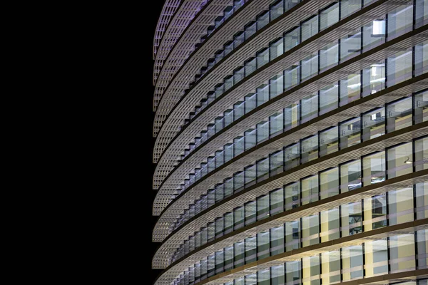 University Michigan Ford Motor Company Robotic Building Night — Stock Photo, Image