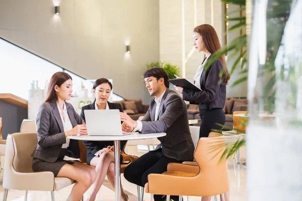 Group Asian Business People Meeting Office — Stock Photo, Image