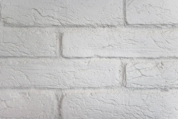白いレンガの壁の終わり。光の背景 — ストック写真