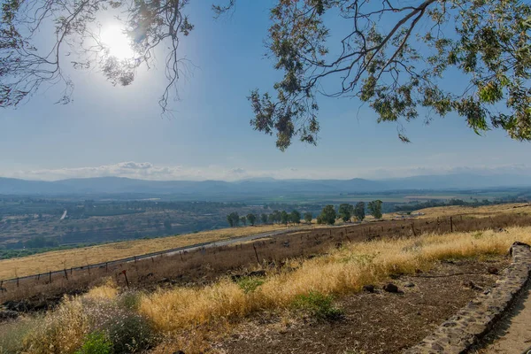 Blick Auf Das Hula Tal Und Das Obere Galiläa Vom — Stockfoto