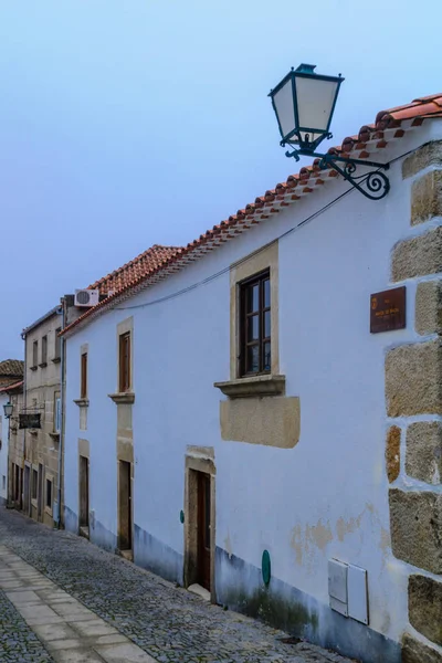 Vista Uma Rua Histórica Cidade Velha Miranda Douro Portugal — Fotografia de Stock