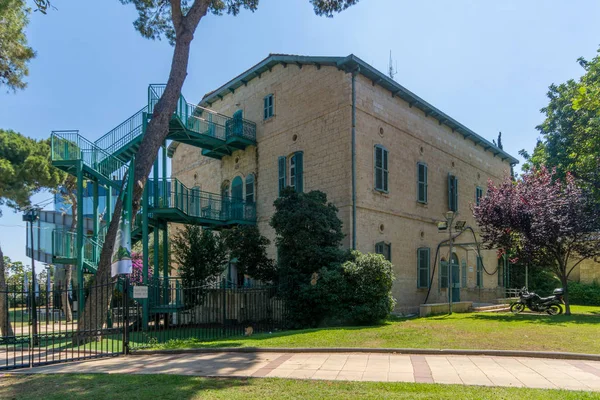 Haifa Israël Juni 2018 Oude Hecht Woningbouw Gebouwd 1893 Door — Stockfoto