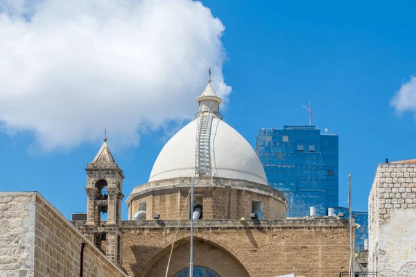 Die Maronitische Kirche Und Andere Gebäude Haifa Israel — Stockfoto