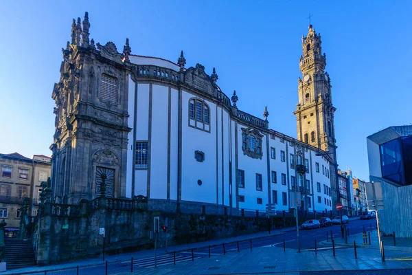 Clerigos Kyrkans Porto Portugal — Stockfoto