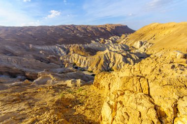 Judaean çölde, Güney İsrail Zohar vadi peyzaj