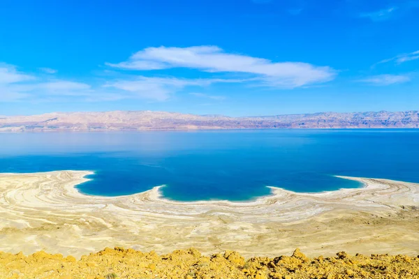 Landscape Coastline Dead Sea Israel Jordan — Stock Photo, Image