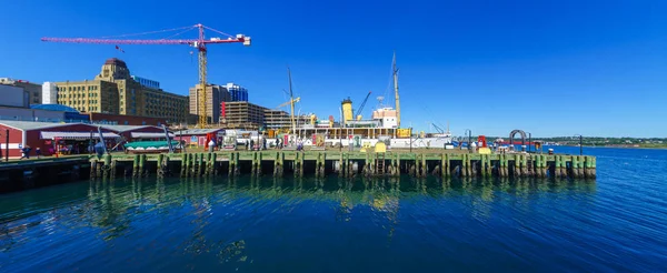 Halifax Kanada Września 2018 Panoramiczny Widok Port Centrum Miasta Wśród — Zdjęcie stockowe