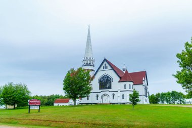 Indian River, Amerika Birleşik Devletleri - 16 Eylül 2018: St. Mary Katolik Kilisesi, Indian River, Prince Edward Island, Kanada