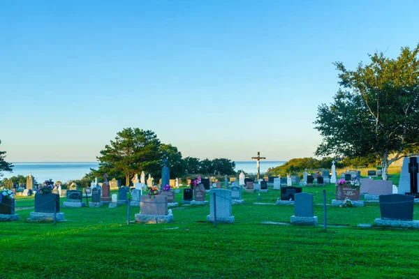 Grosses Roches Canada September 2018 Cemetery Les Saints Sept Freres — Stock Photo, Image