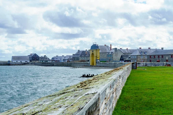 Louisbourg Kanada 2018 Szeptember Történelmi Épületek Vár Louisbourg Cape Breton — Stock Fotó