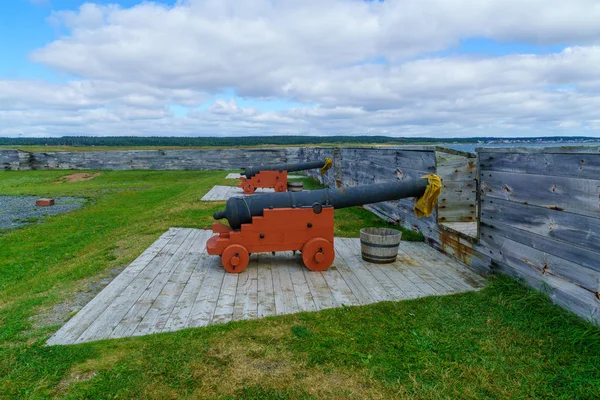 Louisbourg Canada September 2018 Old Guns Fortress Louisbourg Cape Breton — Stock Photo, Image