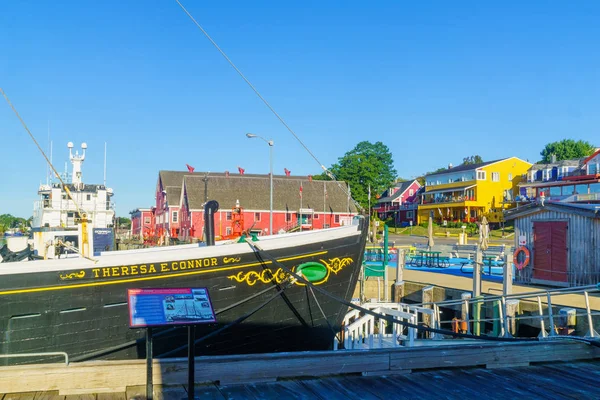 Lunenburg Canada September 2018 Historische Schepen Huizen Lunenburg Nova Scotia — Stockfoto