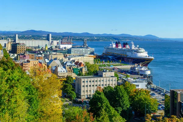 Quebec City Canada September 2018 View Lower Town Saint Lawrence — Stock Photo, Image