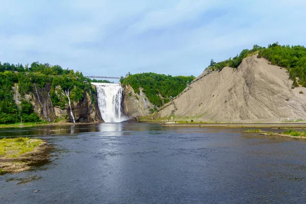 Blick Auf Die Montmorency Falls Quebec Canada — Stockfoto