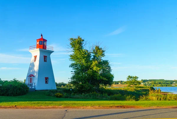 Victoria Seaport Lighthouse Prince Edward Island Canada — Stock Photo, Image