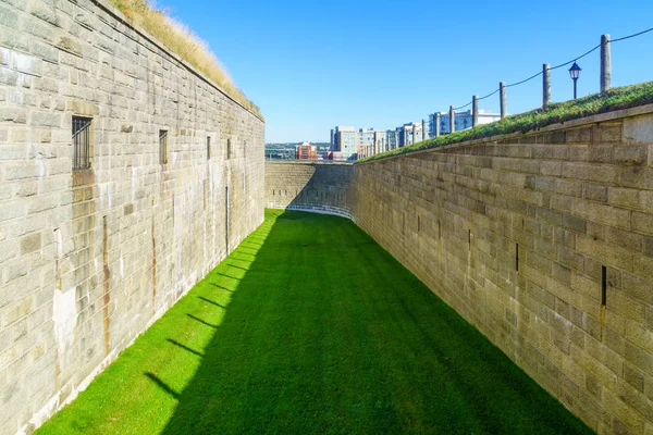 Vue Sur Les Douves Citadelle Halifax Nouvelle Écosse Canada — Photo