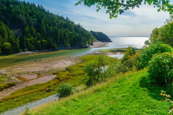 View of the Big Salmon River, in Fundy Trail Parkway park, New Brunswick, Canada