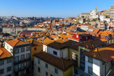 Çeşitli binalar ve şehir manzarası Porto, Portekiz Merkezi görünümü