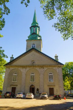 Quebec City, Quebec, Kanada 'daki Kutsal Üçlü Katedrali manzarası