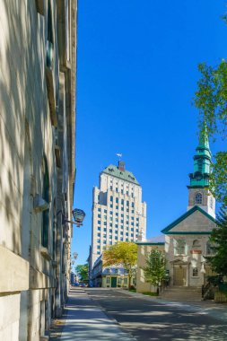 Görünüm Presbiteryen St Andrews Kilisesi, Quebec City, Quebec, Kanada